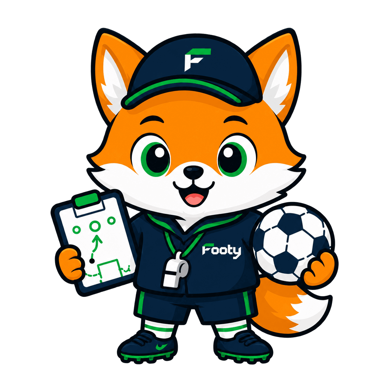 レッスンを案内するFootyコーチ